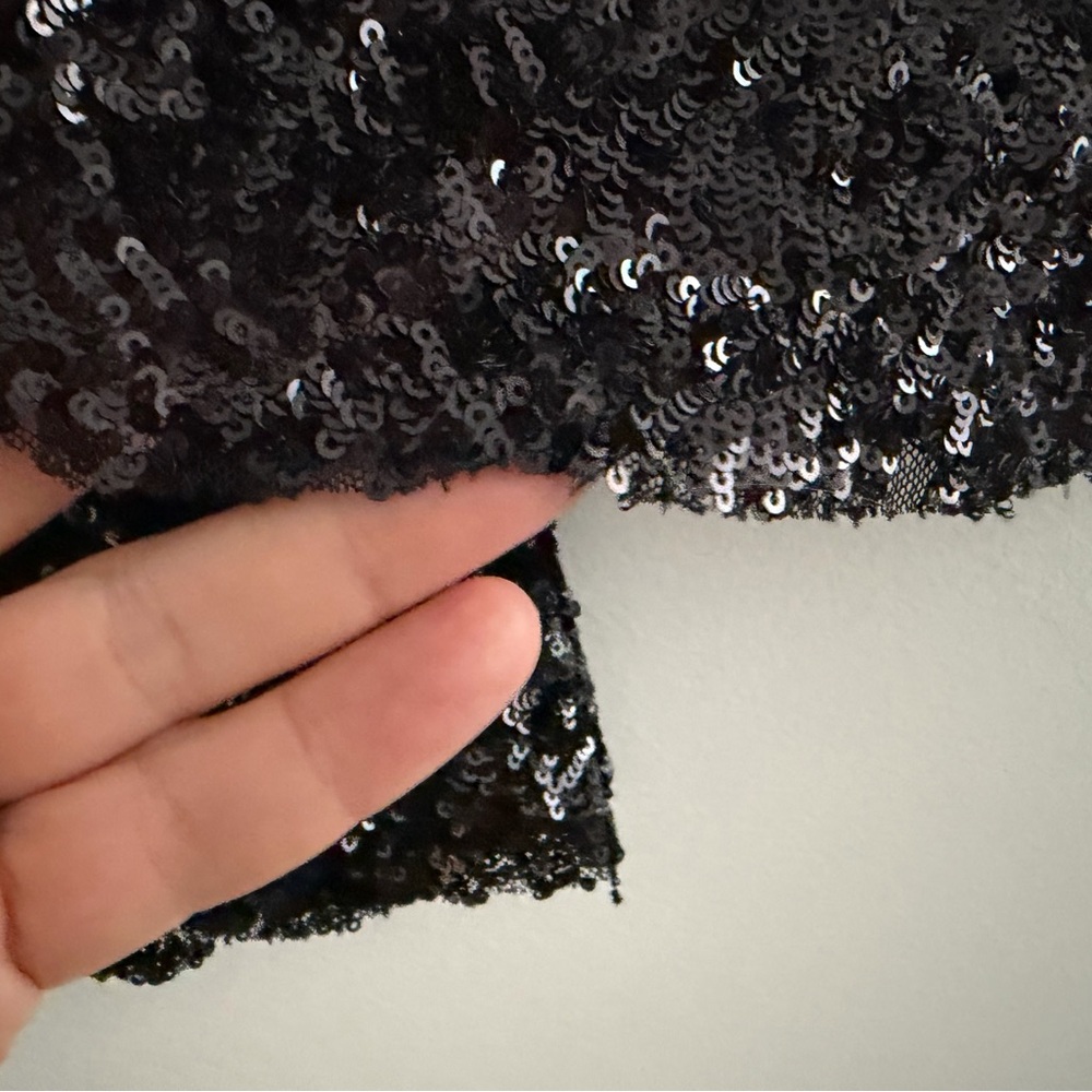 Zara sequin pants leggings flare - Picture 6 of 8
